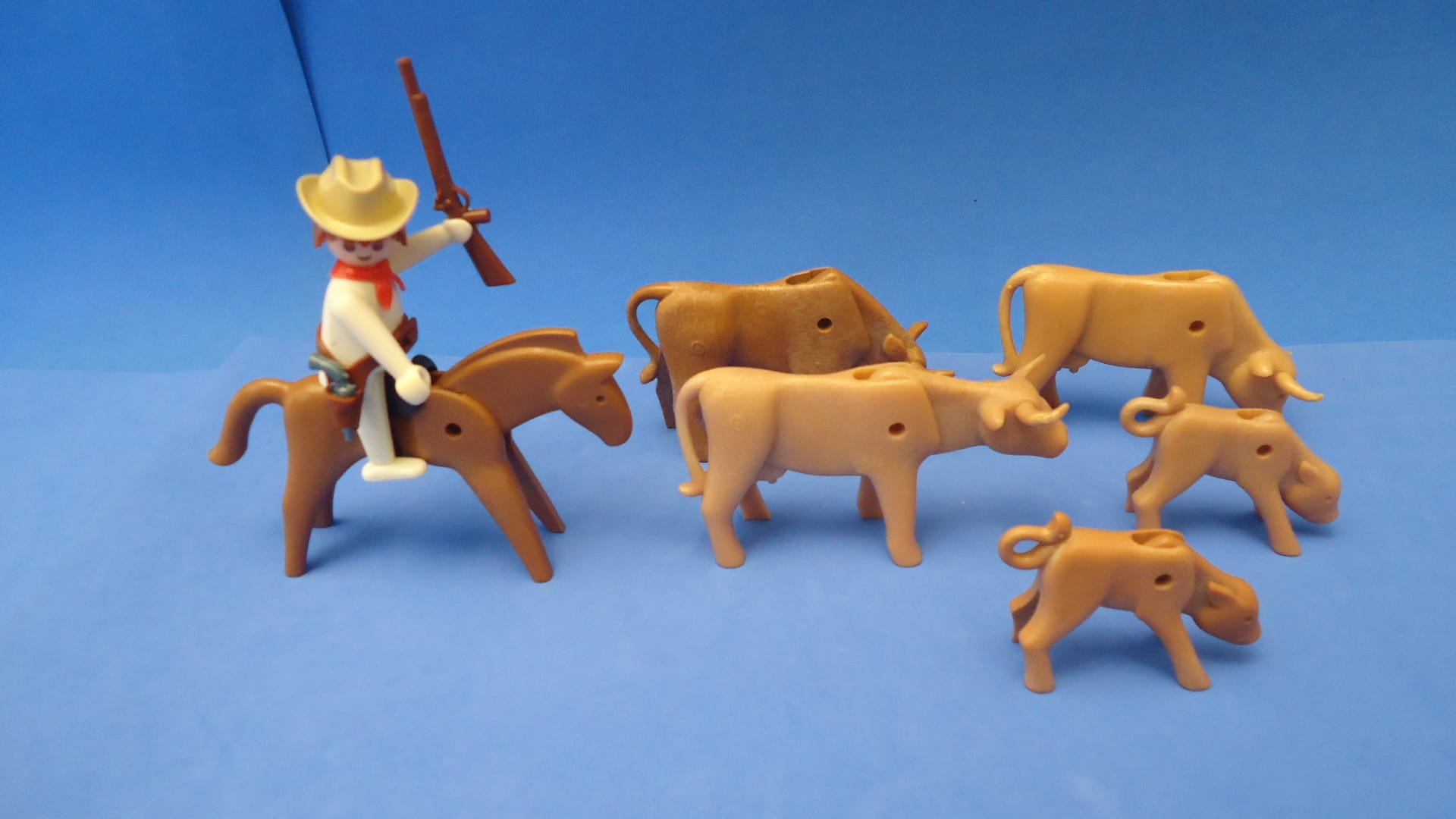 Playmobil Vaqueiro e Gado