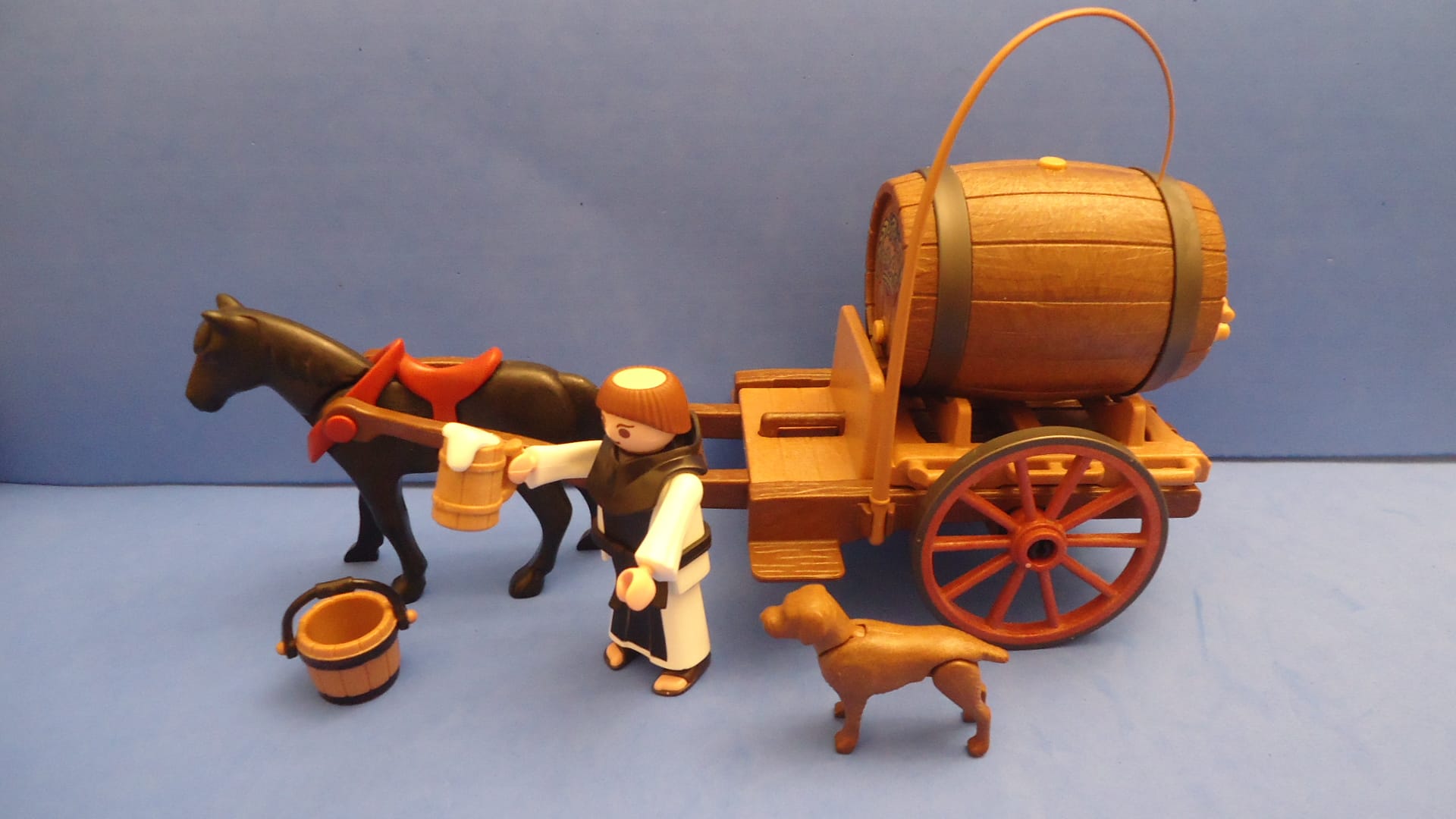 Playmobil Monge e Carroça