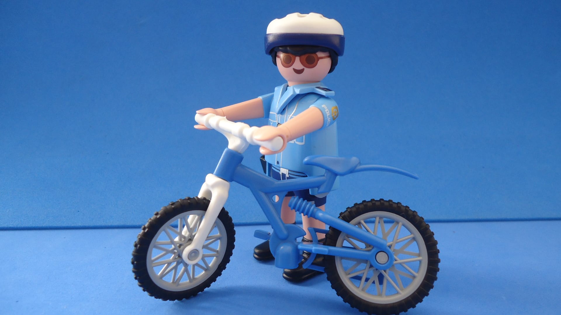 Playmobil Policial de Bicicleta
