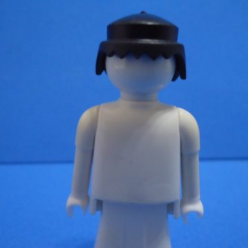 Playmobil Cabelo Preto Tradicional